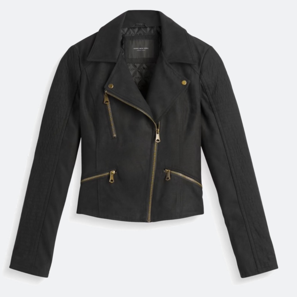 Andrew Marc Holm Faux Suede Jacket, Medium